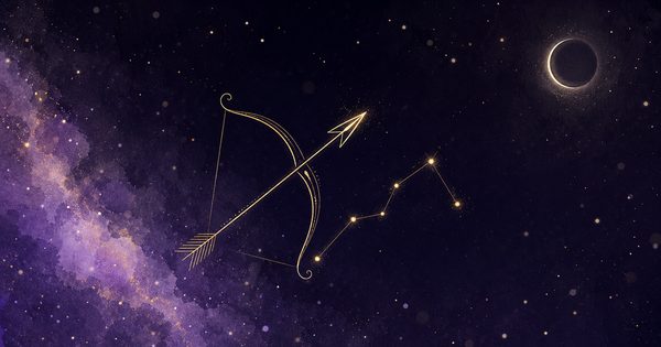いて座の夜空の挿絵