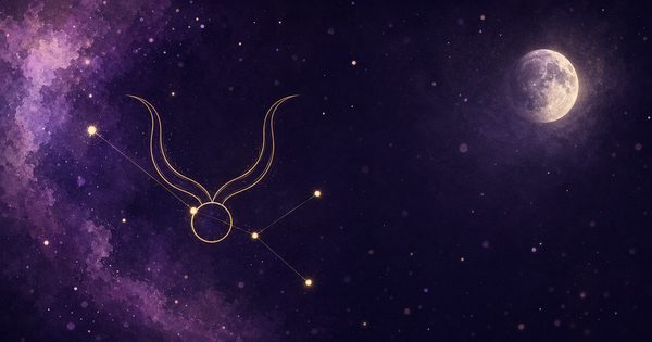 おうし座の夜空の挿絵
